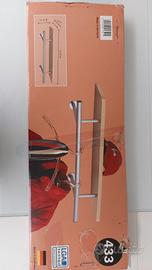 Mensola con asta appendiabiti