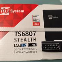 Decoder Digitale Terrestre DVB T2 Telesystem 