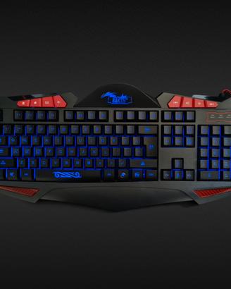 Combo Tastiera e Mouse Gaming LED