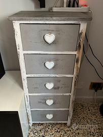 Cassettiera shabby