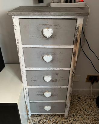 Cassettiera shabby