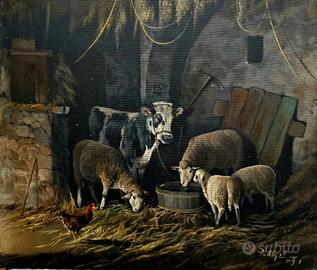 Quadro a olio su tela 