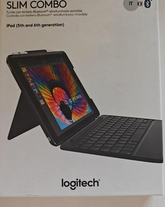 Logitech custodia e tastiera Ipad 5th e 6th genera
