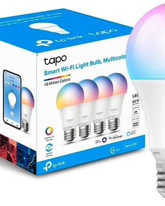 Lampadina Smart WIFI MultCol Alexa Google (4Pezzi)