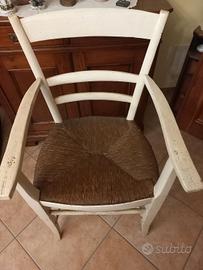 Sedia seggiolone  in legno 