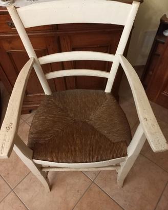Sedia seggiolone  in legno 