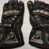 Guanti Moto vera pelle e carbonio Black Panther 