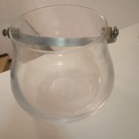 cestello vetro per ghiaccio vintage anni 70