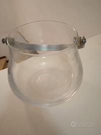cestello vetro per ghiaccio vintage anni 70