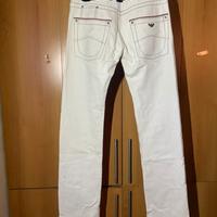 Pantalone in Denim - Armani Jeans Cream