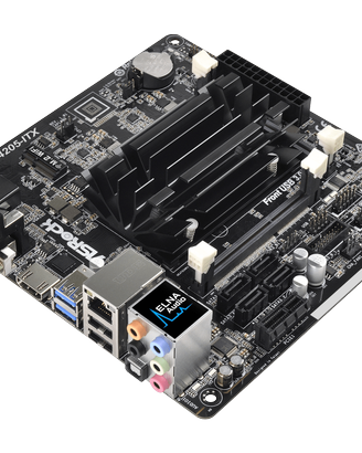 Mobo Asrock J4205-ITX + 8GB Ram DDR3 + case + PSU