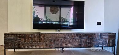 mobile e specchio etnici in teak