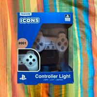 Playstation icons controller light
