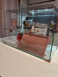 Gabbia criceto con accessori