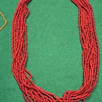 Collana corallo 10 fili