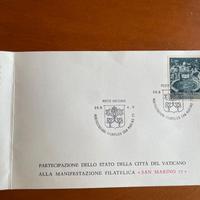 1977 vaticano esposizione s.marino 77 L.90