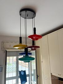 Lampadario in vetro di murano