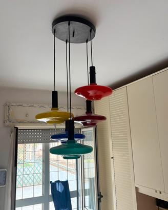 Lampadario in vetro di murano