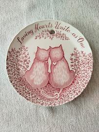 Piattino inglese con gattini