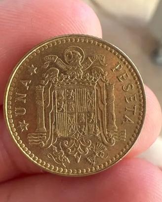 Spagna - 1 Peseta 1975 (Stella '78) "Juan Carlos I