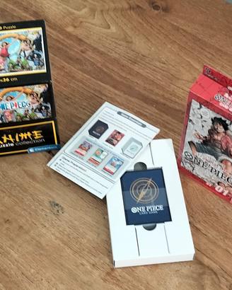 Carte da gioco e puzzle One Piece