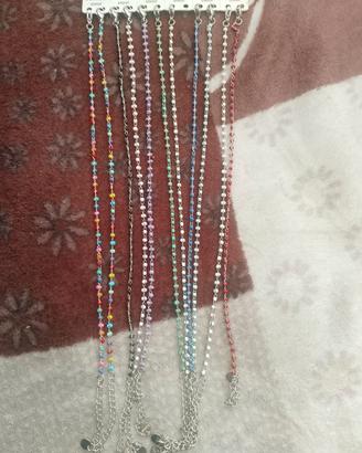 `Lotto bracciali collane acciaio inox Napoli`