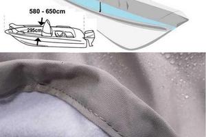 Telo copri barca alta qualità fioccato Tg.XL