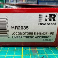 Rivarossi HR2035 E646 037 Treno Azzurro