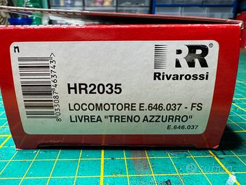 Rivarossi HR2035 E646 037 Treno Azzurro
