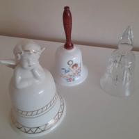 Collezione di 3 Campanellini porta fortuna