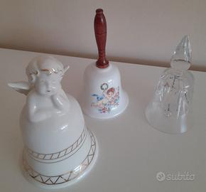 Collezione di 3 Campanellini porta fortuna