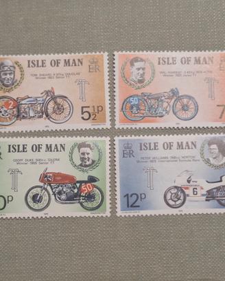 4 Francobolli Isle of Man Commemorativi