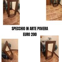 specchio arte povera