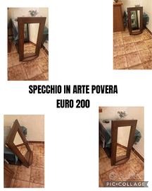 specchio arte povera