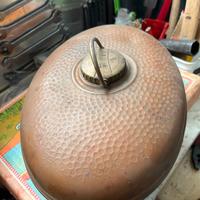 Scaldaletto in rame martellato