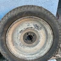 2 CERCHI E GOMME ORIGINALI FIAT BALILLA 508 M