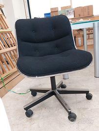 Poltrona da scrivania Knoll design Charles Polloch