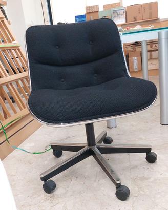 Poltrona da scrivania Knoll design Charles Polloch