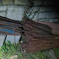 Spade armatura e pali parapetto