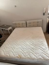 letto matrimoniale contenitore con materasso