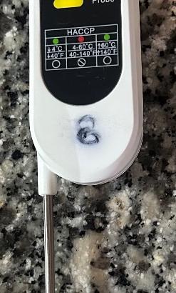 Termometro laser e con puntale