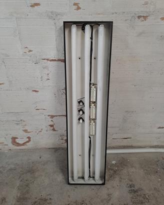 Lampadario per garage a 3 neon