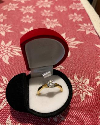Anello argento 925 placcato oro