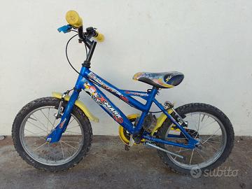 bici blu bambino