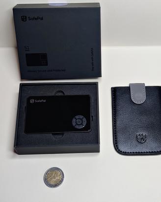 Hardware wallet SafePal S1 + custodia in pelle
