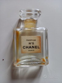 Bottiglia vintage mignon Chanel N. 5 vuota