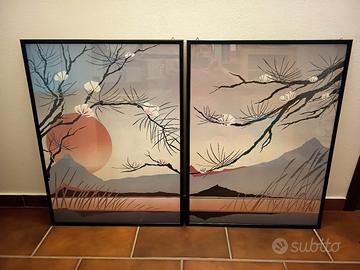 Quadro composto stile orientale