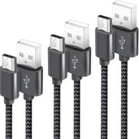 Cavo Micro USB [3 Pezzi:1m,2m,2m] NUOVO