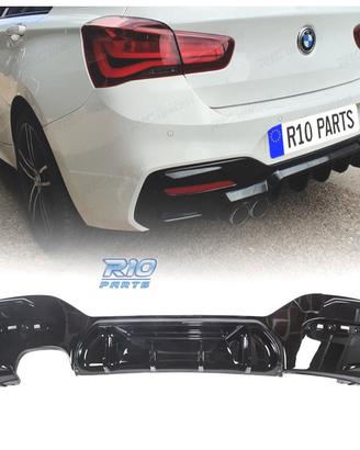 DIFFUSORE BMW F20 LCI 15- LOOK COMPETITION NERO LU