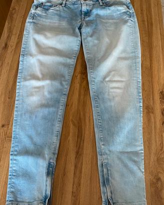 Pantalone jeans donna Pepe London azzurro chiaro